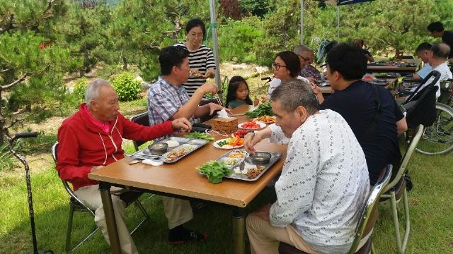 삼기노인요양원 바베큐파티