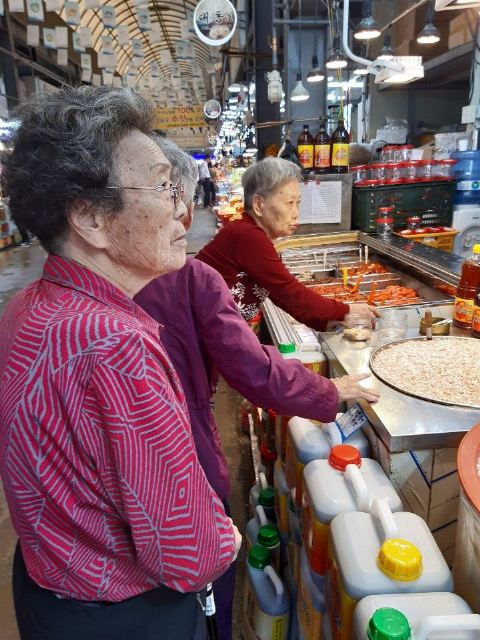 강화실버빌 외포리시장 나들이