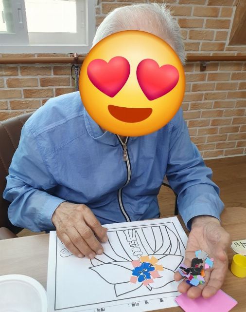 선한노인복지센터 모자이크하기
