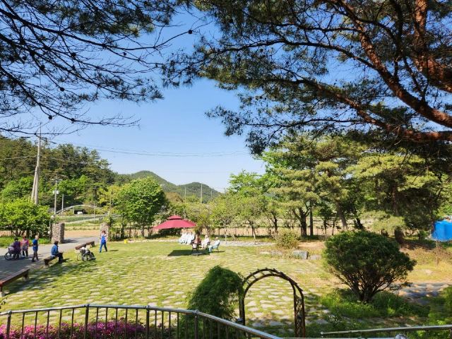 수덕의집 시설 정원 모습입니다