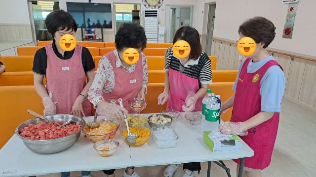 광주행복한복지센터 요리활동프로그램