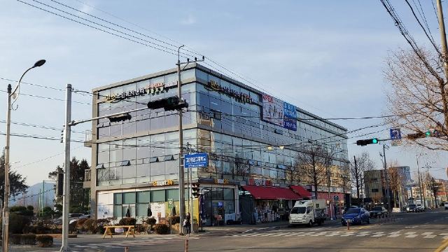 미소노인복지센터 건물 외곽 전경