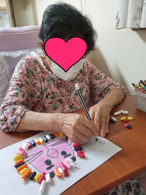 엠마우스요양원 표현활동(수수깡 표현활동)