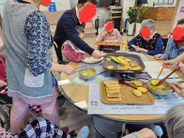정다운요양원 설명절(음식만들기 체험)