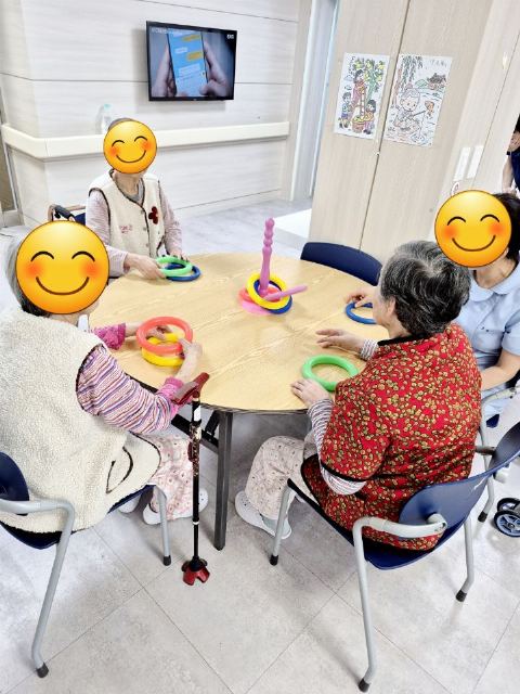부산광역시노인건강센터 단기보호 고리 던지기