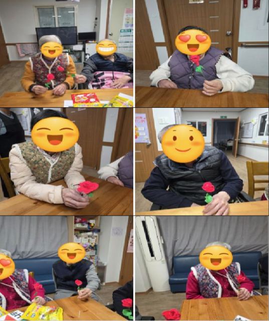 대림실버1 노인요양공동생활가정 아이클레이-장미꽃 만들기