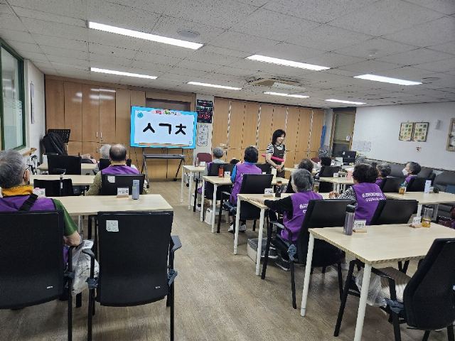 송파치매주.야간보호센터 인지기능훈련