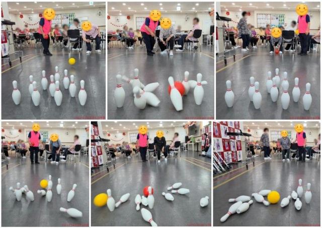 사상실버웰주간보호센터 신체활동프로그램 "볼링게임 ...