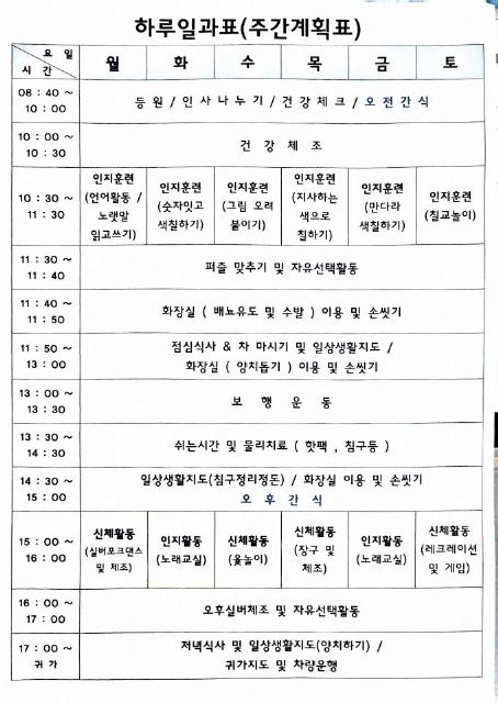 늘봄재가노인복지센타 2020-06-15