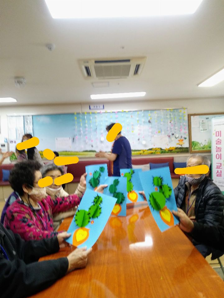 가나안노인복지원 미술활동